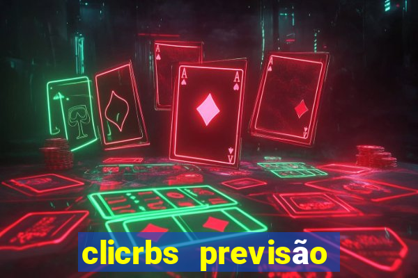 clicrbs previsão do tempo