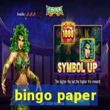 bingo paper