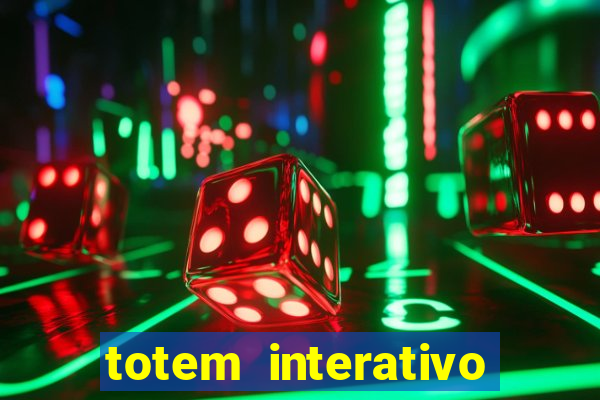 totem interativo touch screen