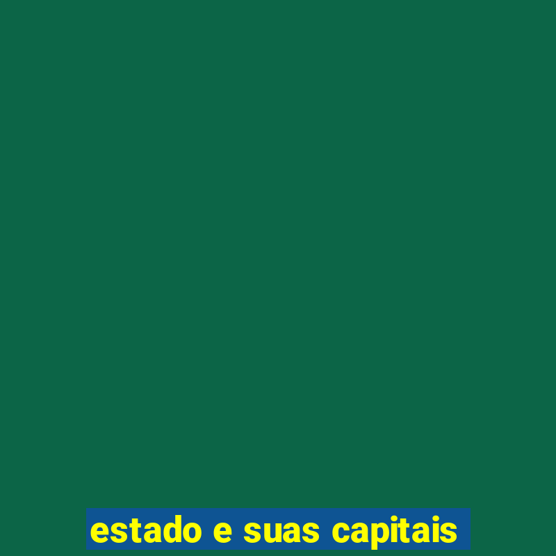 estado e suas capitais