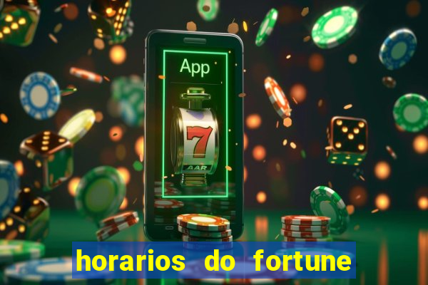 horarios do fortune tiger hoje