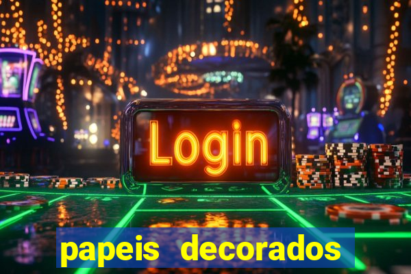 papeis decorados para imprimir