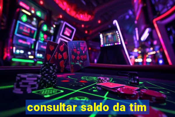 consultar saldo da tim