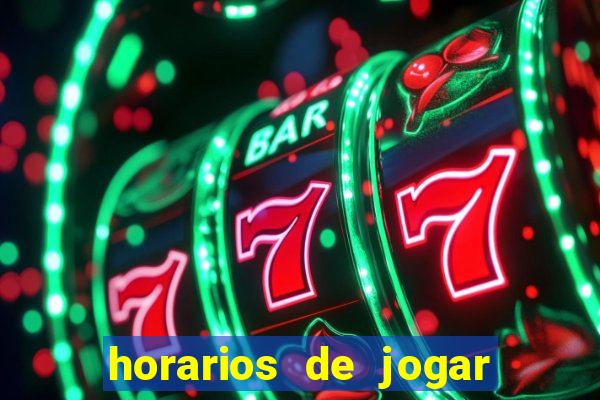 horarios de jogar no fortune tiger