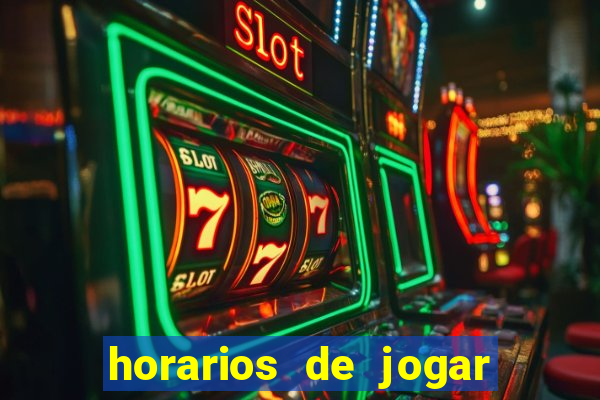 horarios de jogar no fortune tiger