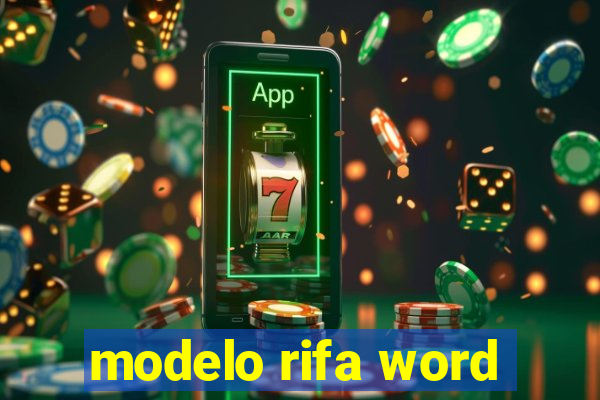 modelo rifa word