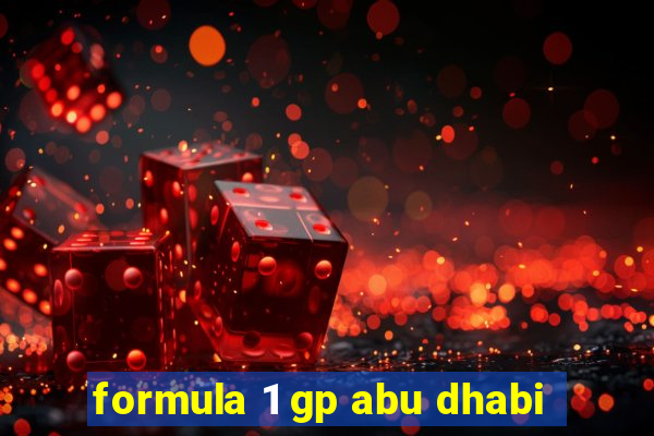 formula 1 gp abu dhabi