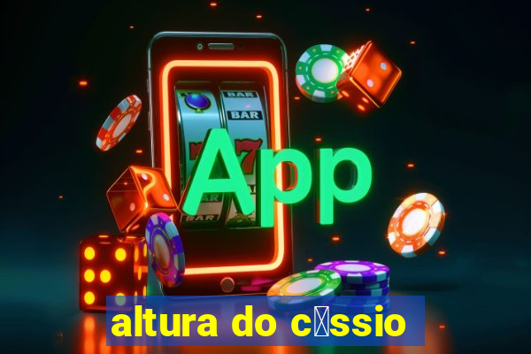 altura do c谩ssio