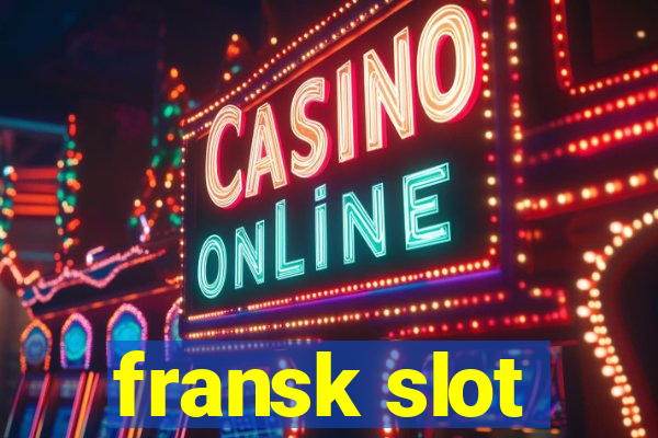 fransk slot