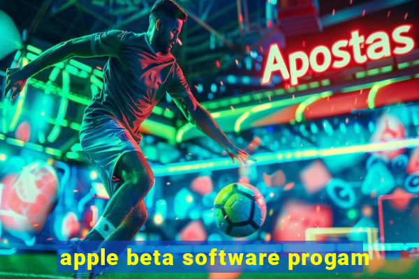 apple beta software progam