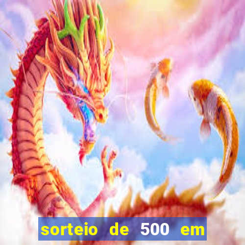 sorteio de 500 em cash toda segunda feira novibet