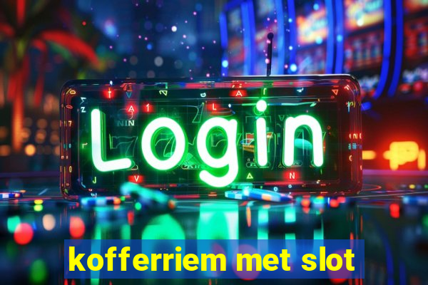 kofferriem met slot