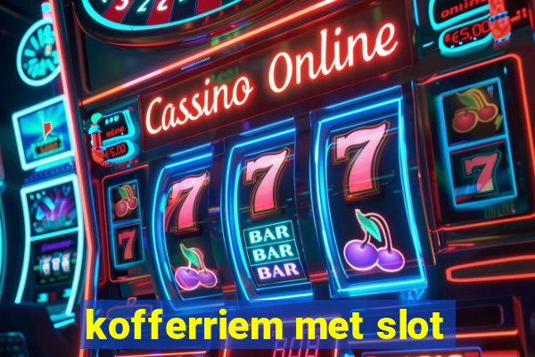 kofferriem met slot