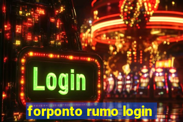 forponto rumo login