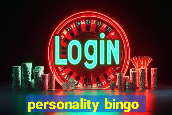 personality bingo