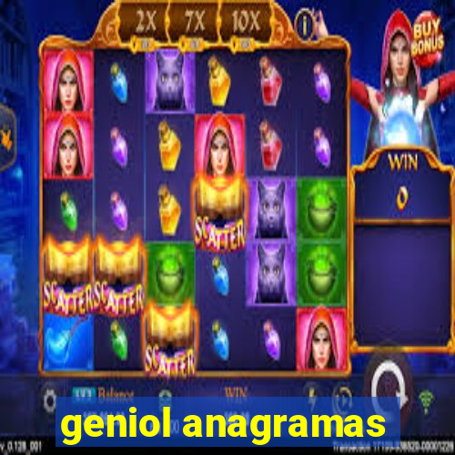 geniol anagramas