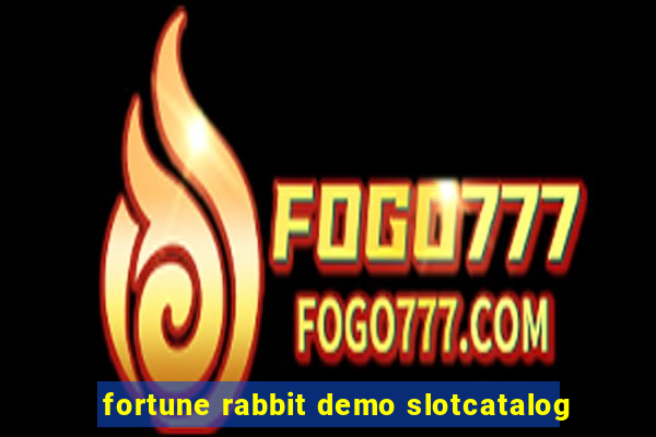 fortune rabbit demo slotcatalog