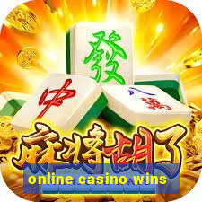 online casino wins