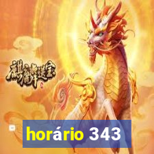 horário 343