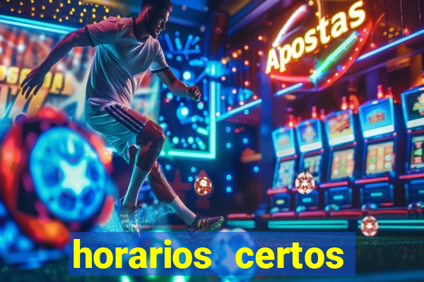 horarios certos para jogar fortune tiger