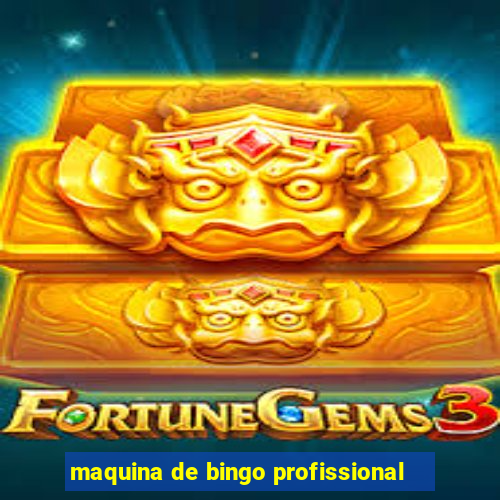 maquina de bingo profissional