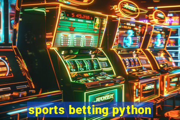 sports betting python