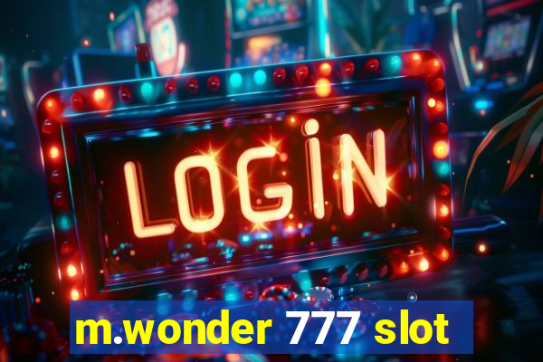 m.wonder 777 slot