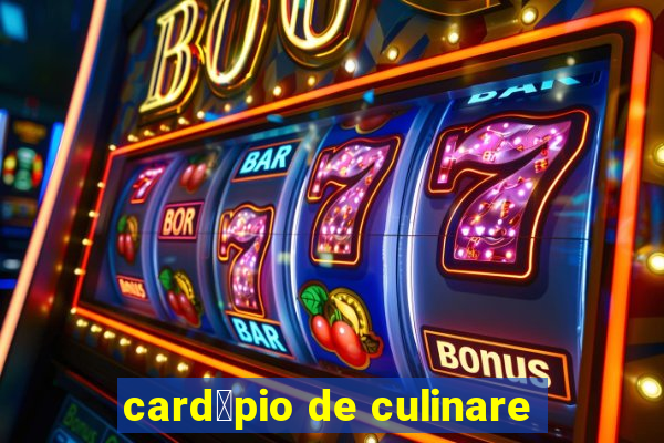 card谩pio de culinare