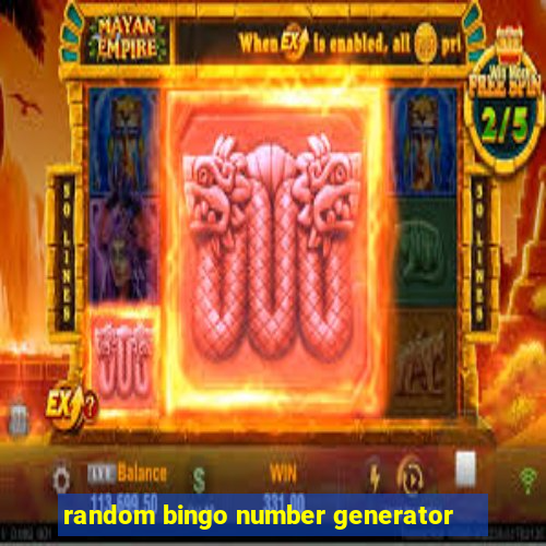 random bingo number generator