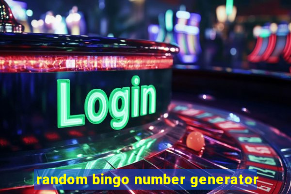 random bingo number generator