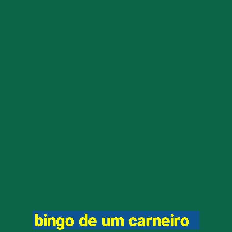 bingo de um carneiro