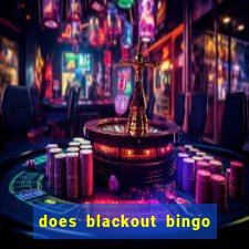 does blackout bingo really pay