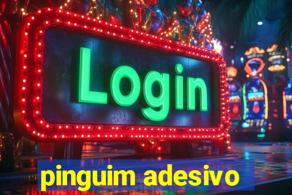 pinguim adesivo