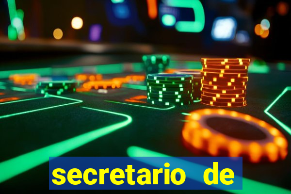 secretario de esporte salario