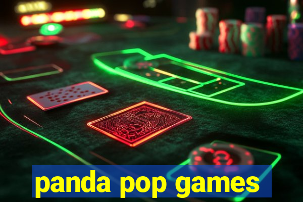 panda pop games