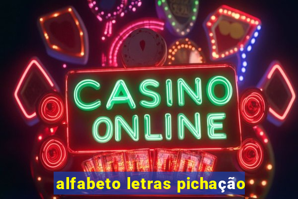 alfabeto letras pichação