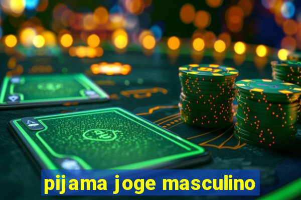 pijama joge masculino