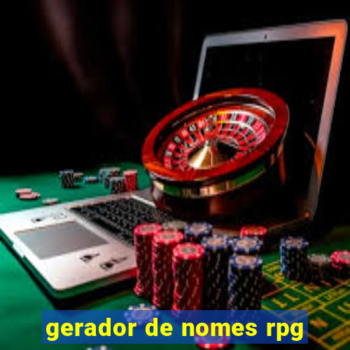 gerador de nomes rpg