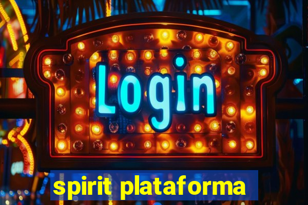 spirit plataforma