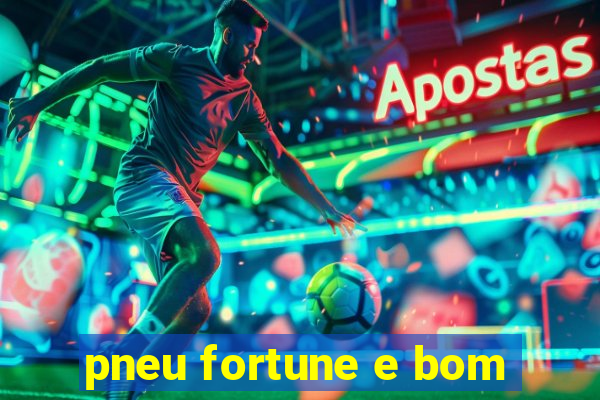 pneu fortune e bom