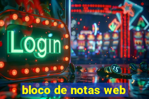 bloco de notas web