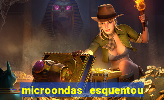 microondas esquentou demais e parou de funcionar