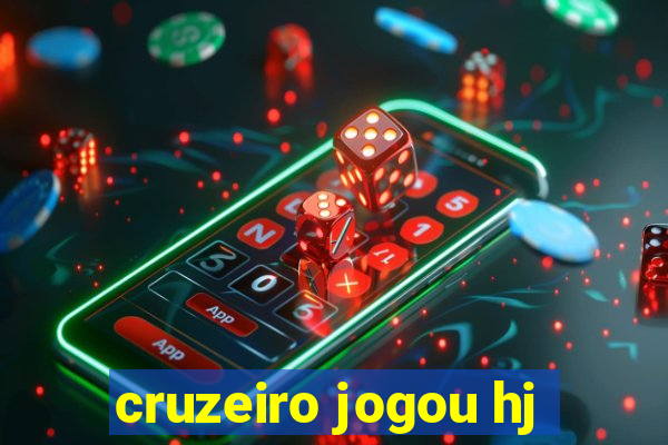 cruzeiro jogou hj