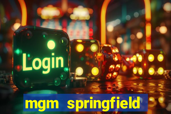 mgm springfield slot payout percentage