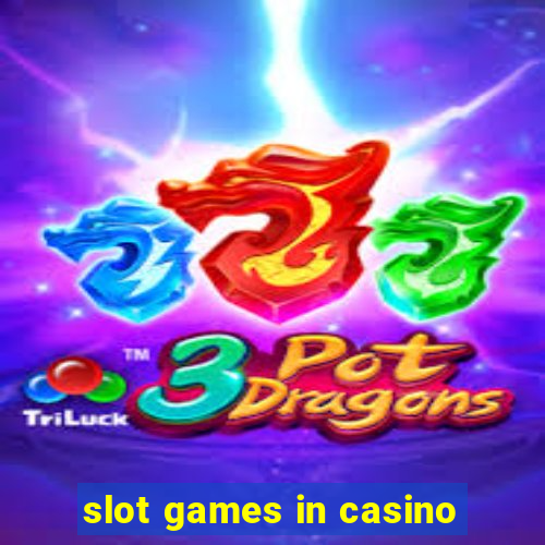 slot games in casino