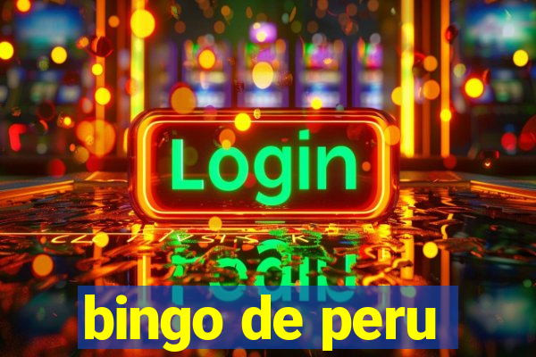 bingo de peru