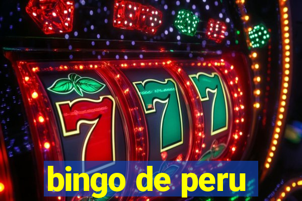 bingo de peru