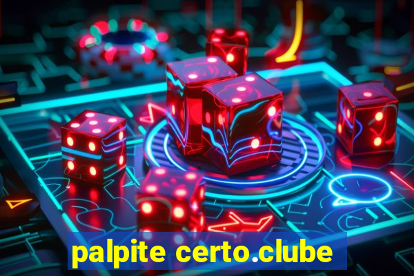 palpite certo.clube