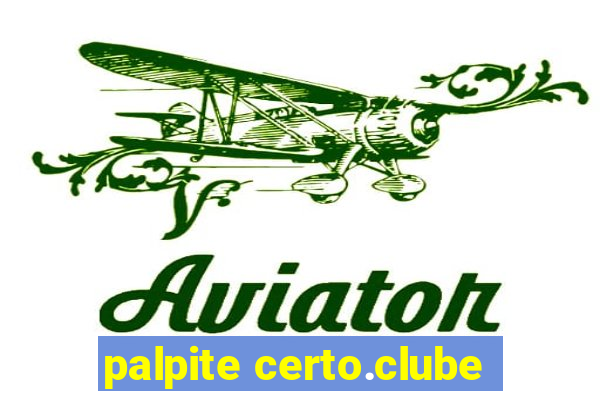 palpite certo.clube