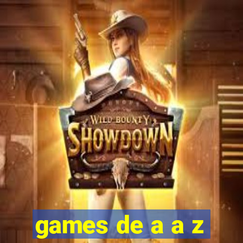 games de a a z